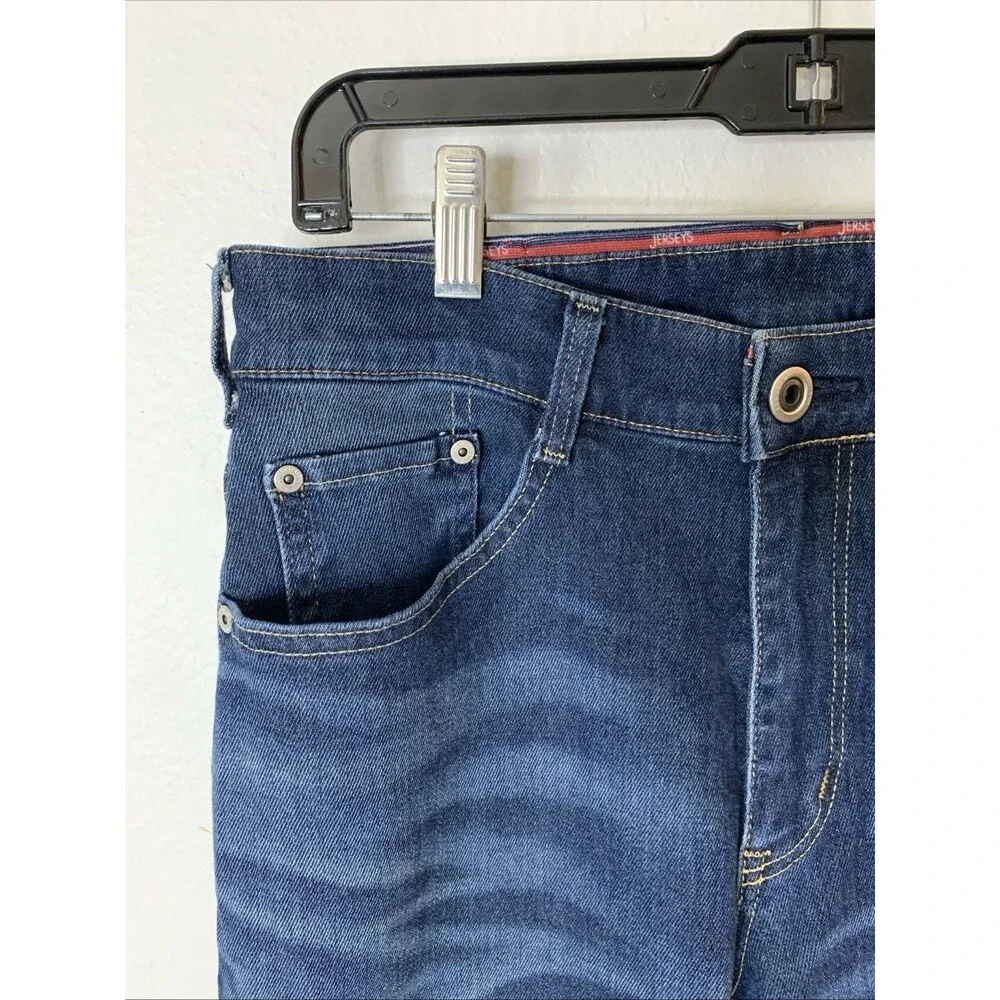 Edwin JERSEYS Jeans Men's Medium Size 30 Blue Denim Slim Straight Stretch Japan
